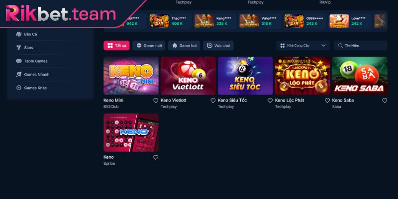Tổng quan vài nét về trò Keno Saba RIKBET
