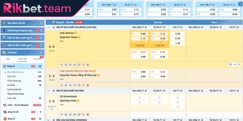 Kèo Tài Xỉu Bóng Đá Rikbet - Giải Mã Chi Tiết Cách Chơi 3 Lưu ý khi chơi kèo tài xỉu bóng đá RIKBET