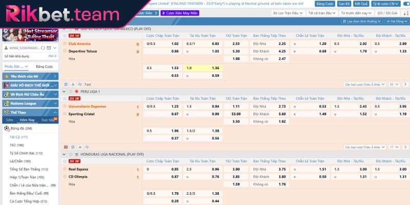 Saba Sports Rikbet - Khám Phá Sảnh Thể Thao Đỉnh Cao 2 Hệ số thưởng hấp dẫn