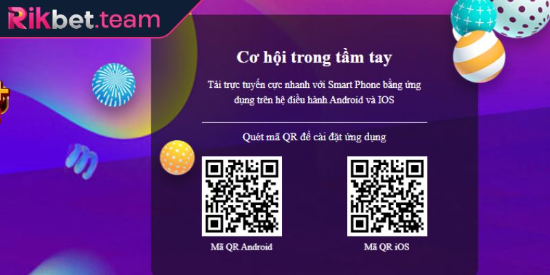 Tải app Rikbet trên IOS