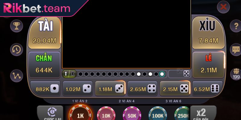 Tài Xỉu RIKBET Game Đặt Cược Hay Đổi Thưởng Lớn Liền Tay 1 Tổng quát vài nét về game Tài Xỉu RIKBET